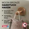 tesa 40603-00000-00 tesa Handtuchhaken MOON bronze Anteprima dell’immagine prodotto 5