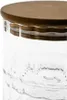 Aufbewahrungsbehälter aus Glas mit Holzdeckel, 3-teilig - Produktbild-Vorschau 2