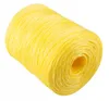 A spool of yellow polypropylene cord on a white background. Anteprima dell’immagine prodotto