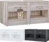 CASARIA® 2x table de nuit table de chevet Chêne avec tiroir Voir les images du produit 1