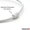 PremiumX 12,5 m Kabel antenowy TV SAT F z filtrem prądowym Podgląd zdjęcia produktu 5
