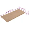 vidaXL Stufenmatten Selbstklebend 15 Stk. 65x24,5x3,5 cm Produktbild-Vorschau 9