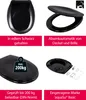 aquaSu® Basic, WC-Sitz in Schwarz, Duroplast Produktbild-Vorschau 2
