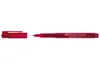 FABER-CASTELL BROADPEN 1554 - Fineliner - Rot Produktbild-Vorschau 1