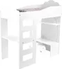 Puppenhochbett mit Schreibtisch Produktbild-Vorschau 2