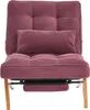 Sedia lounge MODFU con gambe in legno + poggiapiedi, Anteprima dell’immagine prodotto 14