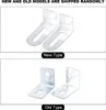Two pairs of metal mounting brackets are shown, one labeled 'New Type' and the other 'Old Type'. Náhled obrázku produktu