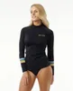 Rip Curl Tide Revival UV Long Sleeve Rash Vest - Black - S Produktbild-Vorschau 2