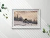 Landschaft einer Berghütte im Winter und bei Produktbild-Vorschau 2