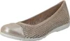 Caprice 22151 Ballerina Regular Taupe Metallic Größe EU 42 Produktbild-Vorschau 11