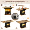 Jídelní stůl MODFU s výsuvnou deskou, 110-140 cm, kuchyňský Náhled obrázku produktu 5