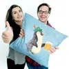 Mr. & Mrs. Panda Sofa Kissen Pinguin Bier - Eisblau - Produktbild-Vorschau 4