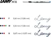 LAMY logo Kugelschreiber 204 M+ Rot Stärke B M16 Produktbild-Vorschau 3