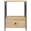 The Living Store Nachttische 2 Stk. Sonoma-Eiche 50x41x65 Produktbild-Vorschau 6