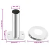 Staffe per Corrimano Scala da Piscina 2pz Acciaio Inox 304 Anteprima dell’immagine prodotto 3