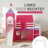 Homestyle4u Hochbett 90x200 mit Rutsche Turm Tunnel Produktbild-Vorschau 5