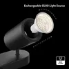 hoftronic LED-Deckenleuchte 2 Spots GU10 IP20 Schwarz Produktbild-Vorschau 6