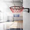 Relaxdays Basketballkorb Wandmontage, inkl. Netz & Dübel, Produktbild-Vorschau 2