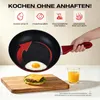 Topfset Induktion 15-Tlg Topfset Pfannenset Kochtopfset, Produktbild-Vorschau 3