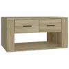Tavolino in rovere Sonoma 80x50x40 cm Materiale a base di Anteprima dell’immagine prodotto 1