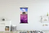 MuchoWow® Textilposter Lavendel - Baum - Sonnenuntergang - Produktbild-Vorschau 2