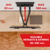 Support TV 32-75'' 50kg ajustable max VESA 400x400 noir Voir les images du produit 13