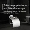 Bürstenking Toilettenpapierhalter mit Deckel, WC Papier Produktbild-Vorschau 2
