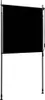 A black outdoor roller blind on a stand. Náhľad obrázku produktu