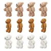 12 PCS Mini Stuffed Bears wygodne, miękkie, urocze pluszowe Podgląd zdjęcia produktu 3