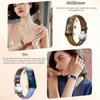 Smartwatch Damen Elegant Dünn Eckig Damenuhr AMOLED Frauen Produktbild-Vorschau 2