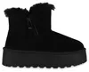VAN HILL Damen Warm Gefütterte Winter Boots Bequeme Zipper Produktbild-Vorschau 4