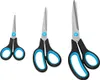 WESTCOTT Schere Easy Grip 3er-Set schwarz/blau Produktbild-Vorschau 2