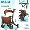 KESSER® Rollator Aluminium faltbar, höhenverstellbar & bis Produktbild-Vorschau 2