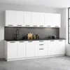 ULWEHOME | Küchenzeile 2,6 m Mattweiß, Küchenmöbel-Set Weiß Produktbild-Vorschau 5