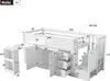 MODFU Lit Mezzanine Enfant 90×200 cm avec Bureau Intégré et Voir les images du produit 4
