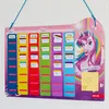 Klipp&Klar Stundenplan Steck Fix - Einhornportrait , A3 - Produktbild-Vorschau 6