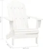 Sedia da giardino Adirondack con tavolo in legno massiccio Anteprima dell’immagine prodotto 7