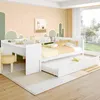 Merax divano letto 140x200 cm, con letto estraibile, Anteprima dell’immagine prodotto 1
