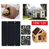 Súprava ventilátora so solárnym panelom, 10 W, dvojitý Náhľad obrázku produktu 7