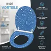SANILO® WC sedadlo s automatickým spúšťaním a rýchlym Náhľad obrázku produktu 2