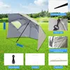 Aopunly Beach Umbrella Parasol 210cm UV ochrana 50+ Náhled obrázku produktu 2