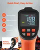 VEVOR Infrarot Thermometer -30℃1200℃, Digitales Produktbild-Vorschau 6