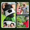 Faltbare Silikon-Trinkflasche Fußball – Ausziehbare Produktbild-Vorschau 2