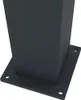 Satz von 2 Alu Pfosten H.166cm EIFEL 10X10 - Anthrazitgrau Produktbild-Vorschau 7