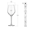 KROSNO Rotweingläser Set 460ml – 6er Set Weingläser Produktbild-Vorschau 12