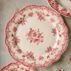 HOMLA Talerz LOURRY obiadowy czerwony 27 cm Podgląd zdjęcia produktu 5