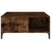 vidaXL Konferenčný stolík Smoked Oak 80x80x36,5 cm odvodený Náhľad obrázku produktu 6