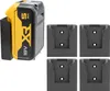 4x Akkuhalter für DeWALT Akku Wandhalter Akkuwandhalter Produktbild-Vorschau 1