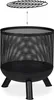 Relaxdays Braciere, design a rete, griglia, attizzatoio, Anteprima dell’immagine prodotto 5