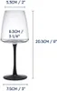 set di 4 bicchieri da vino bianco MIKASA PALERMO con stelo Anteprima dell’immagine prodotto 3